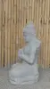 Product image 6 of the product “Seated Dewi Sri, position chakra turning the wheel, 79,5 cm high riverstone grey, modell with sativa ”